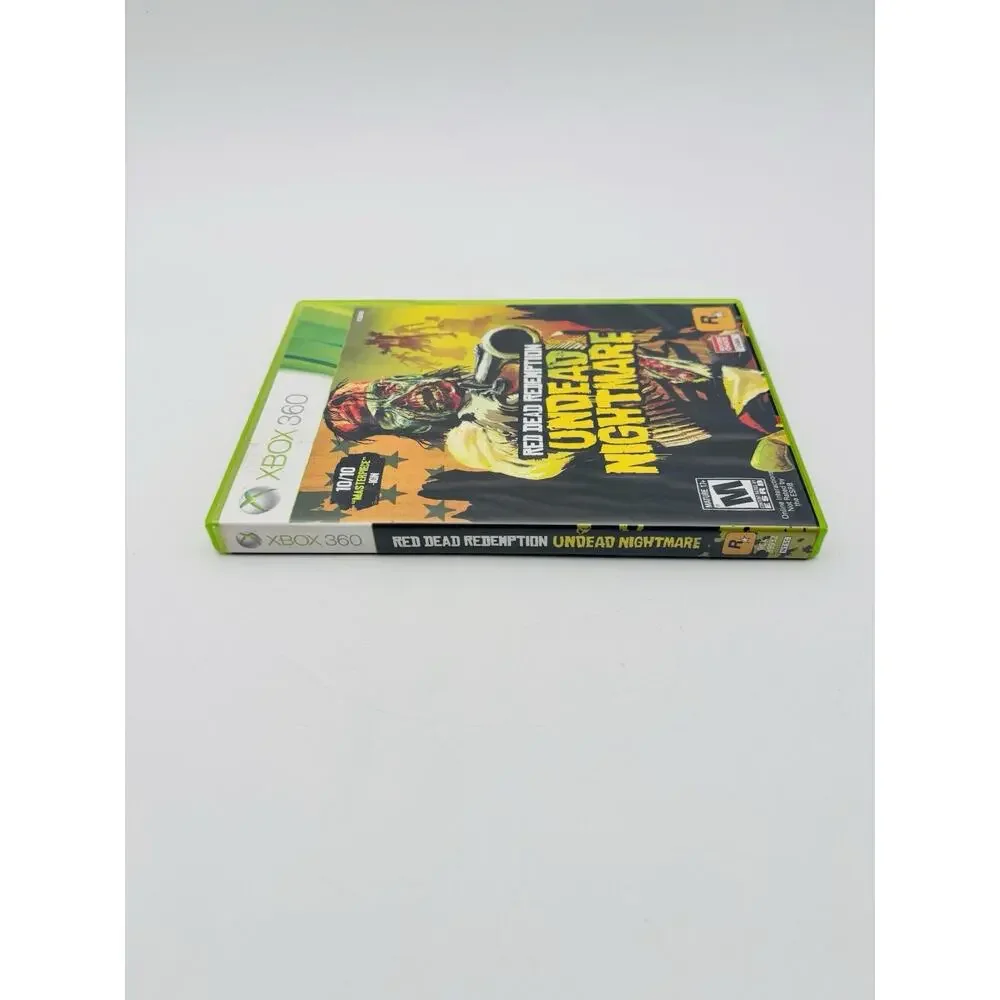 Red Dead Redemption Undead Nightmare Xbox 360 Complete CIB w/Map Tested Works